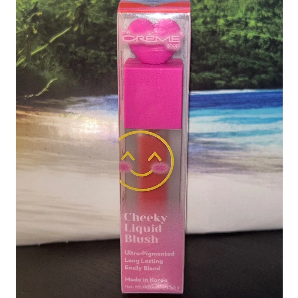 The Creme Shop Cheeky Liquid Blush Coral Me‎ Ultra Pigmented Long Lasting Blend